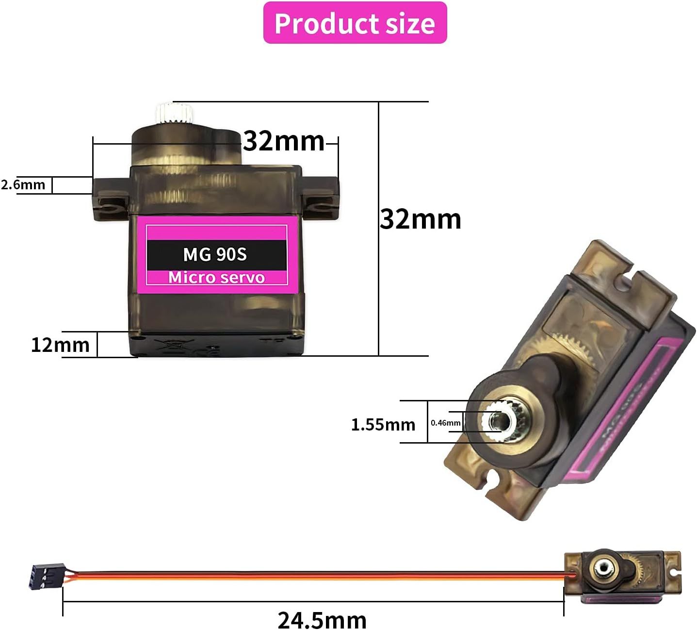 Servomotor MG90