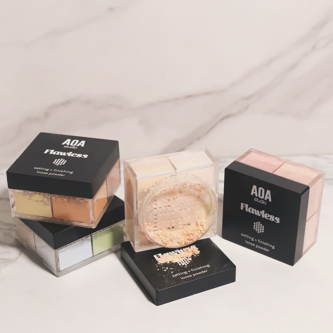 AOA FLAWLESS SETTING + FINISHING POWDER