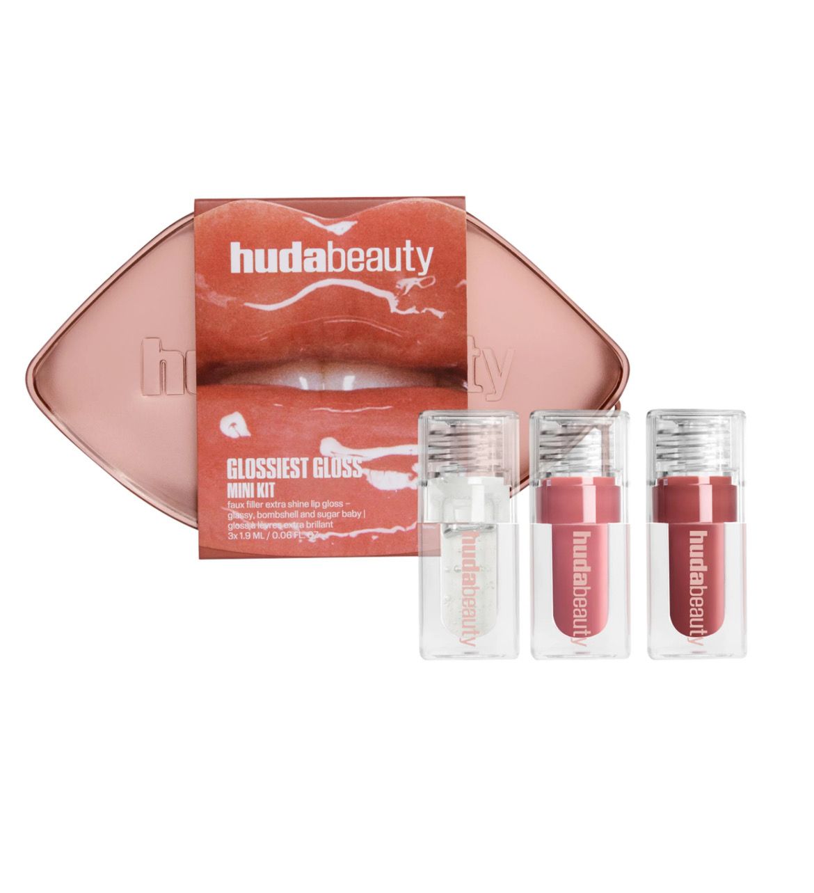 HUDA BEAUTY  Mini Glossiest Lip Gloss Set
