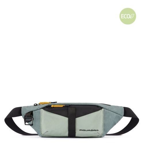 PIQUADRO S120 MARSUPIO, COLORE: VERDE/NERO
