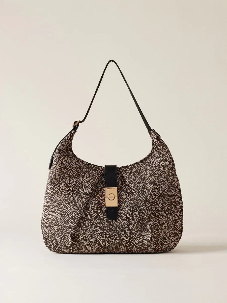 BORBONESE CORTINA MEDIUM, COLORE: OP NATURALE/NERO