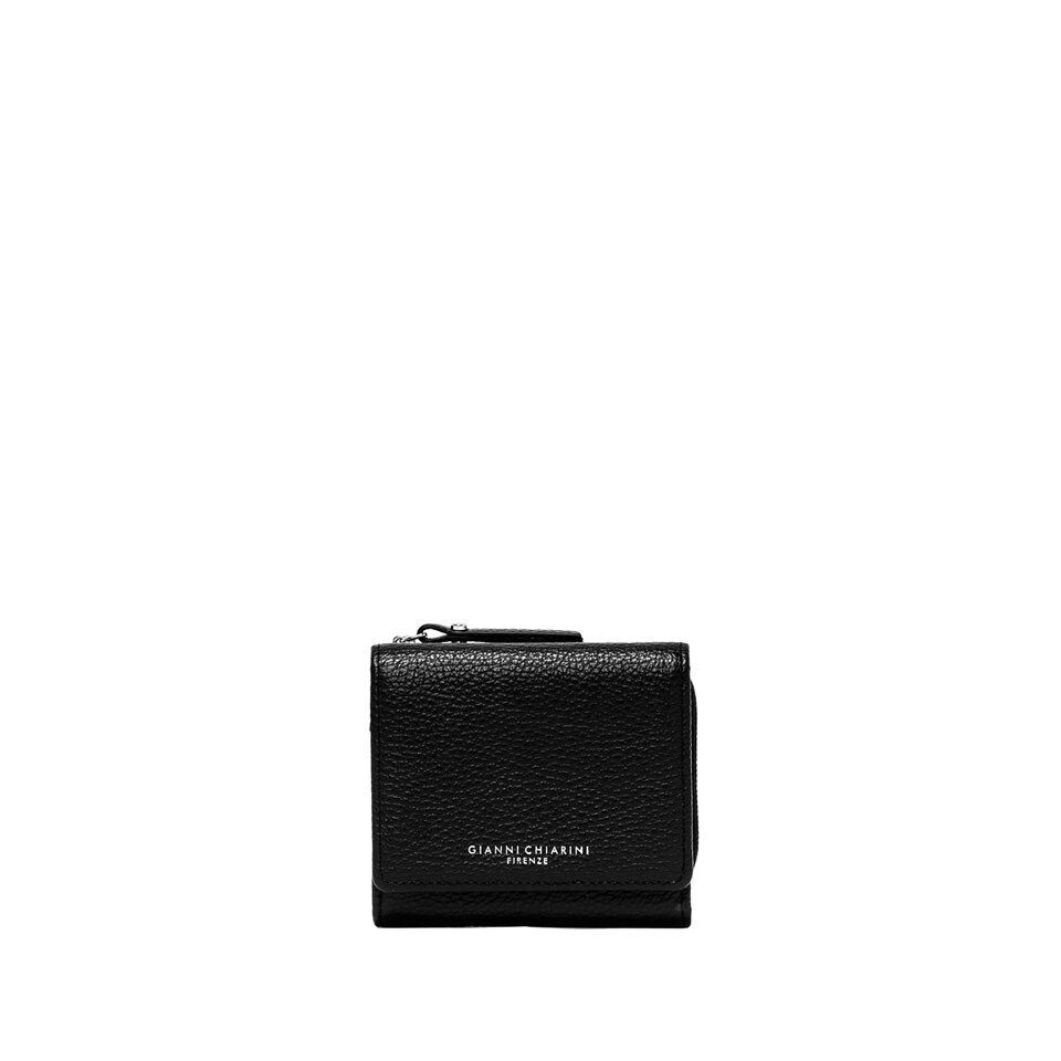 CHIARINI PORTAFOGLIO TRIFOLD MEDIUM, COLORE: NERO