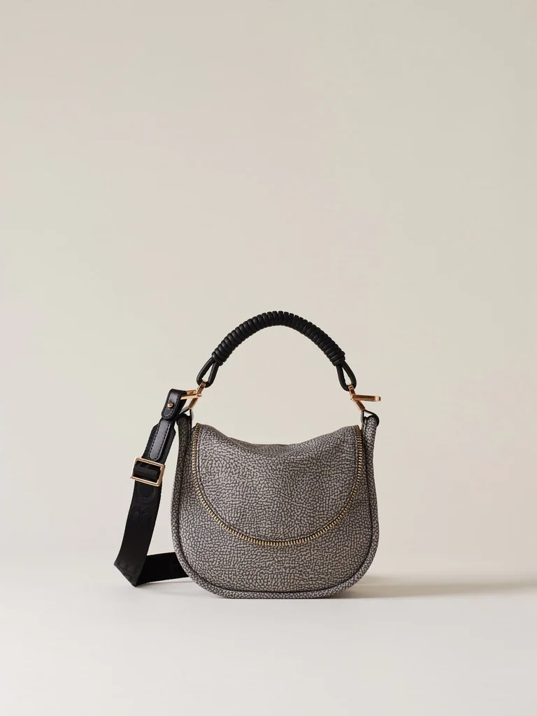 BORBONESE HORSEBACK HOBO SMALL