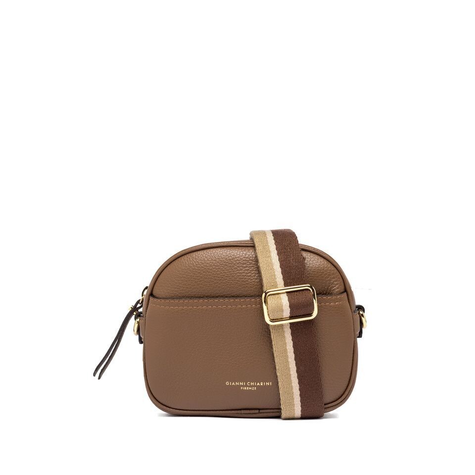 CHIARINI NINA TRACOLLA SMALL, COLORE: CASTORO