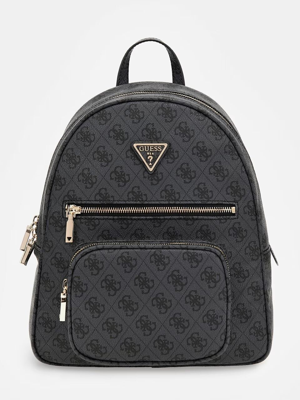 GUESS ECO ELEMENTS ZAINO, COLORE: COAL LOGO