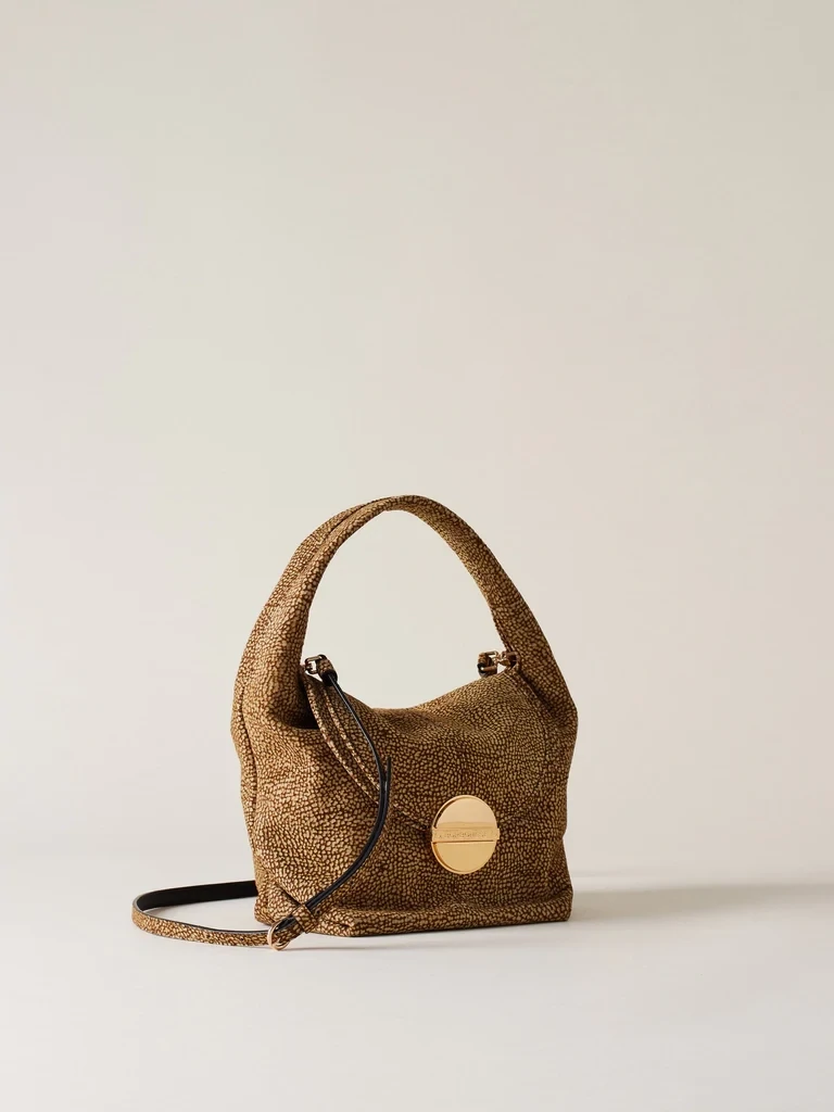 BORBONESE TWEET HOBO SMALL