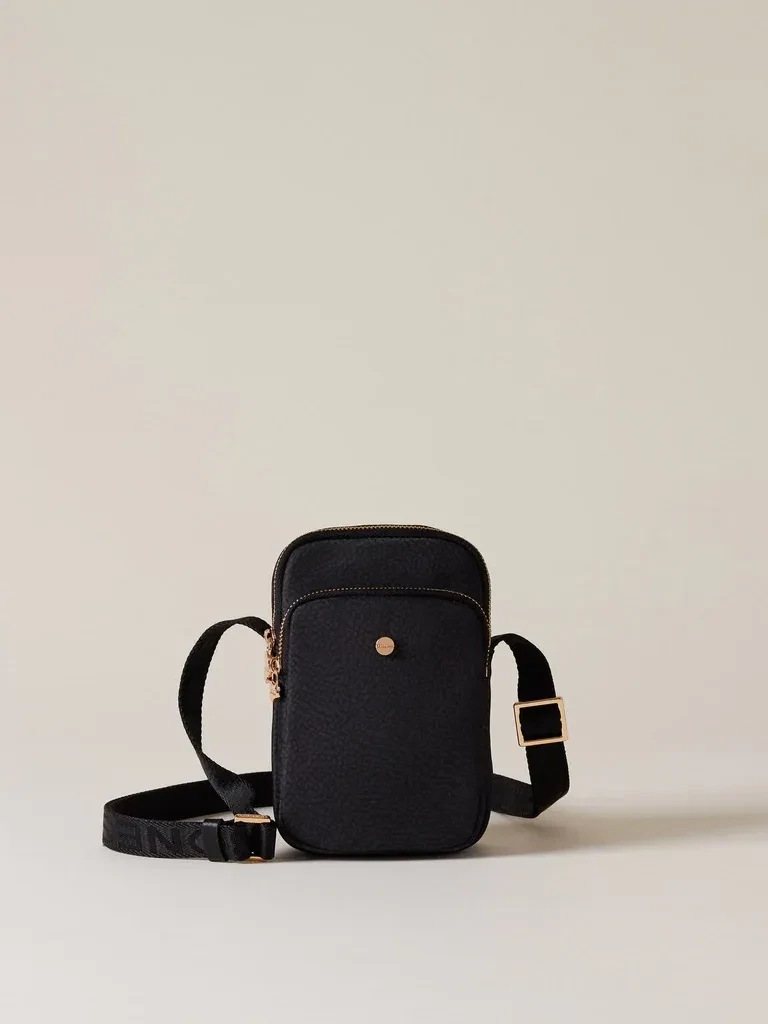 BORBONESE CLASSICA PORTACELLULARE, COLORE: NERO