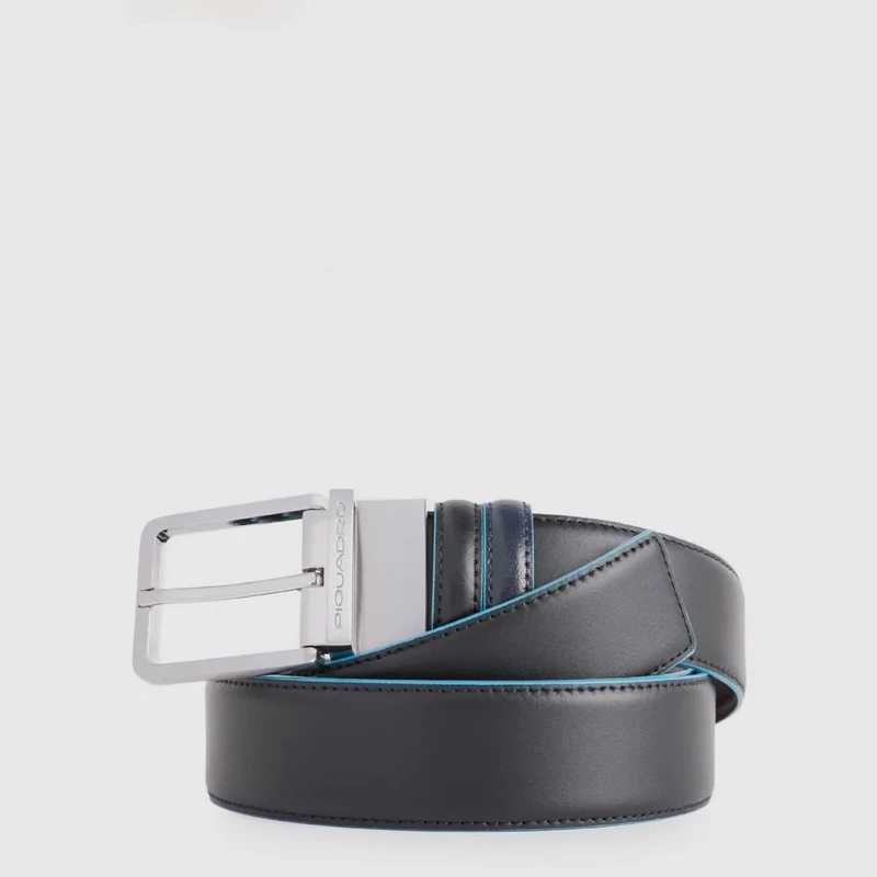 PIQUADRO BLUE SQUARE CINTURA REVERSIBILE