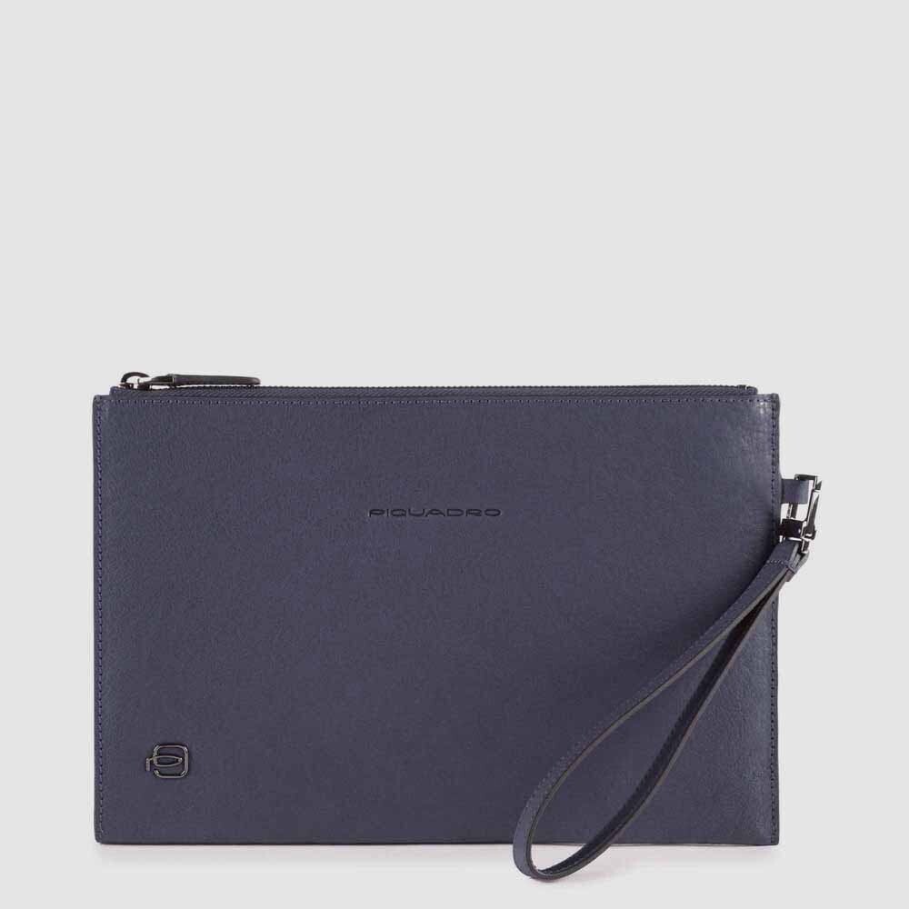 PIQUADRO B3 POCHETTE, COLORE: BLU