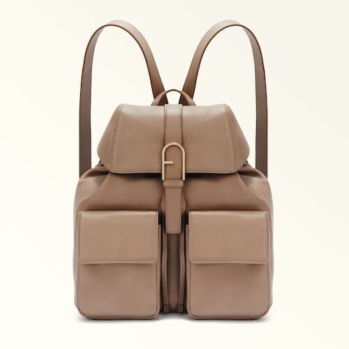 FURLA FLOW ZAINO FURLA FLOW ZAINO, COLORE: TAUPE