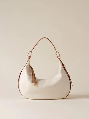BORBONESE OYSTER HOBO MEDIUM