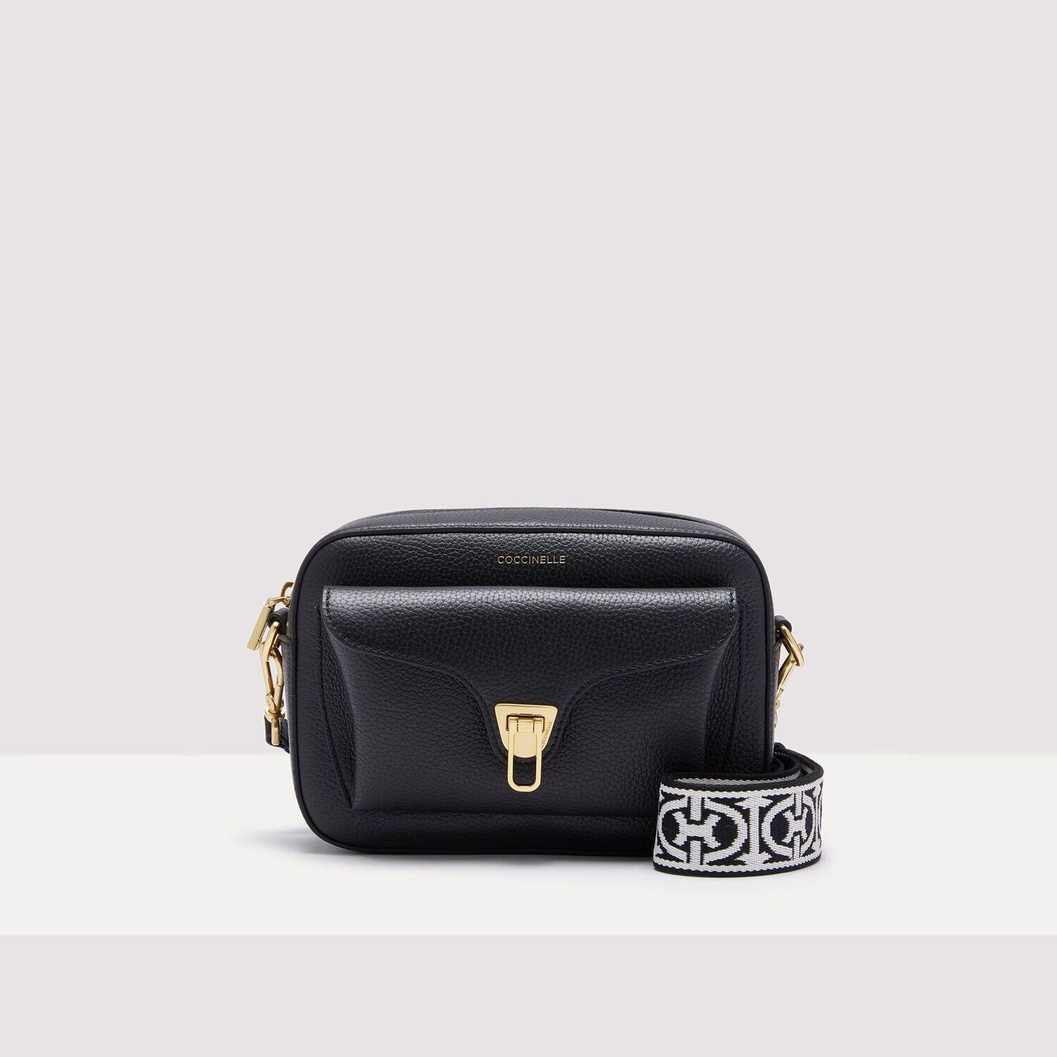 COCCINELLE BEAT SOFT RIBBON SMALL, COLORE: NERO
