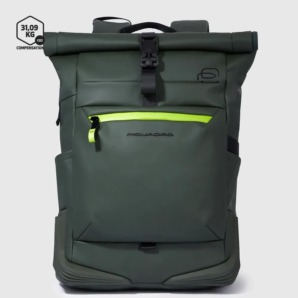 PIQUADRO CORNER 2.O ZAINO ARR. PIQUADRO CORNER 2.O ZAINO ARR., COLORE: VERDE