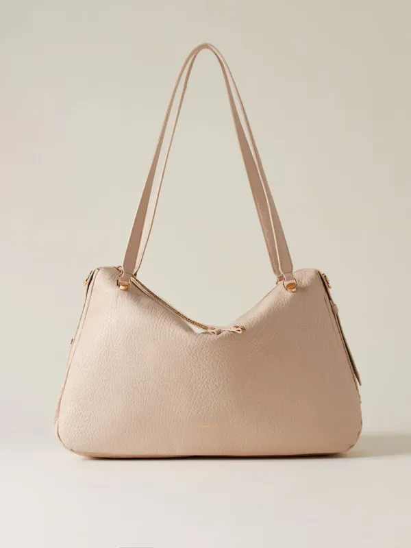BORBONESE OYSTER  SHOPPER LARGE
