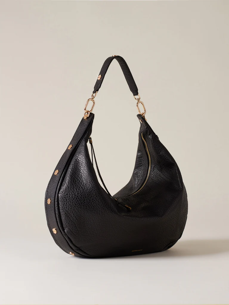 BORBONESE OYSTER HOBO L.