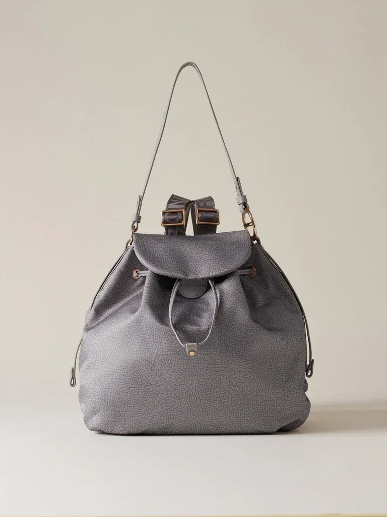 BORBONESE BOND ZAINO MEDIUM BORBONESE BOND ZAINO MEDIUM, COLORE: GRIGIO CHIARO