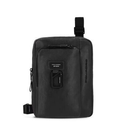 PIQUADRO HARPER BORSELLO, COLORE: NERO