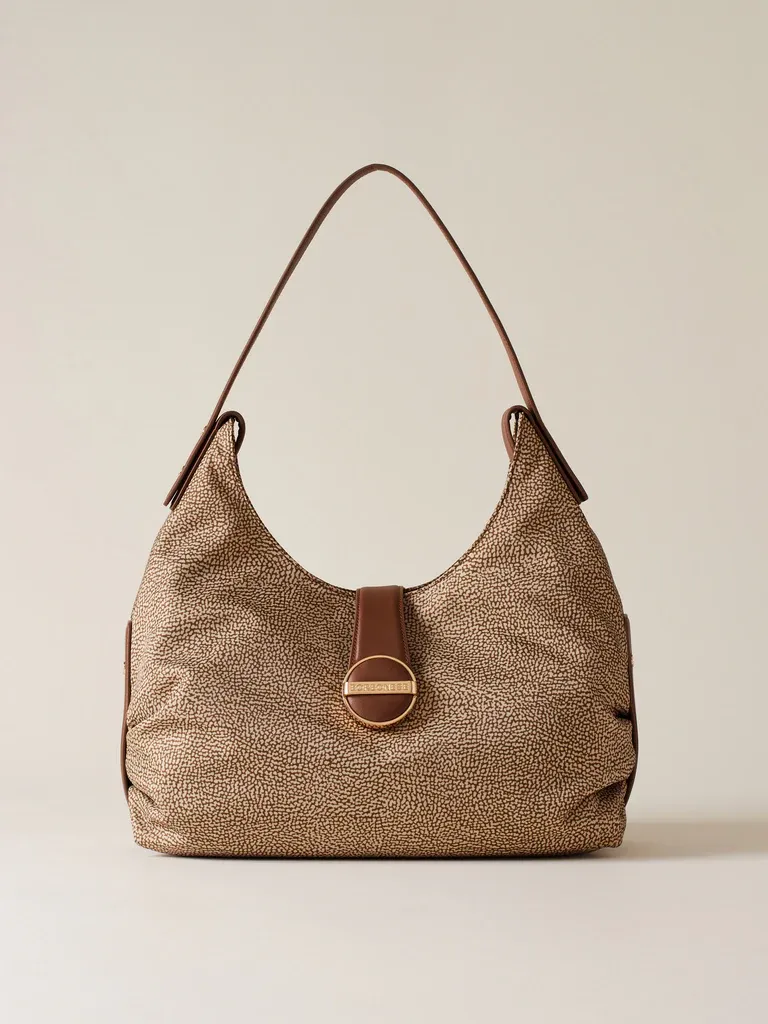 BORBONESE ECLIPSE HOBO MEDIUM