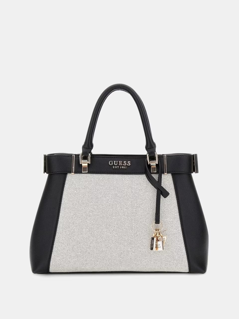 GUESS  ANADELA A MANO, COLORE: NERO/NATURALE