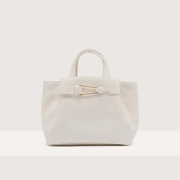 COCCINELLE MALORY A MANO SMALL, COLORE: BIANCO
