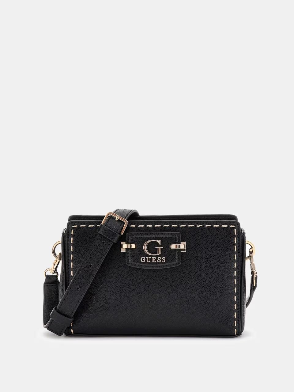 GUESS NASTRA TRACOLLA, COLORE: NERO