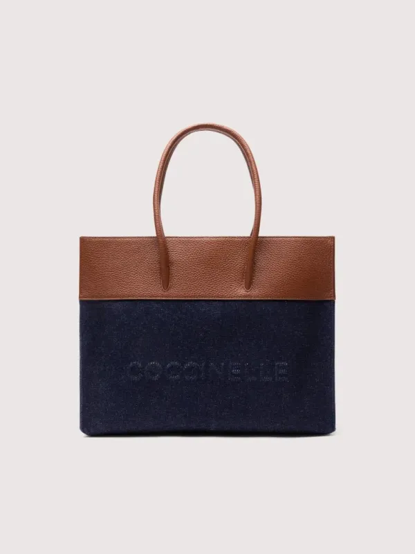 COCCINELLE MYRTHA DENIM MEDIUM