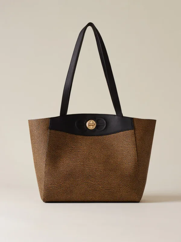 BORBONESE MOONLIGHT SHOPPER LARGE