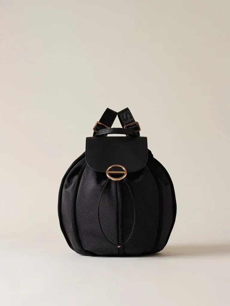 BORBONESE COTTAGE ZAINO BORBONESE COTTAGE ZAINO, COLORE: NERO