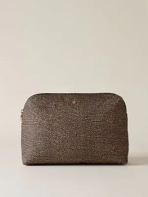 BORBONESE BEAUTY CASE MEDIUM BORBONESE BEAUTY CASE MEDIUM, COLORE: OP NATURALE/NERO