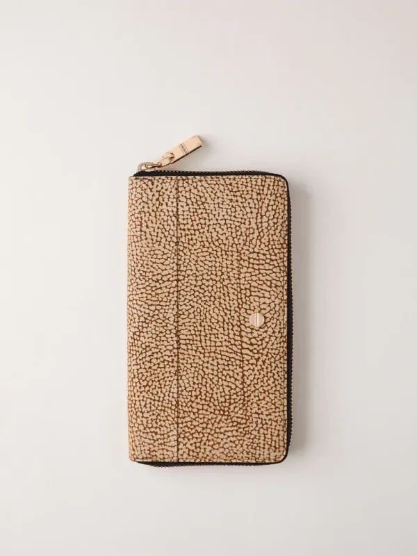 BORBONESE  PORTAFOGLIO CAMOSCIO OP LARGE