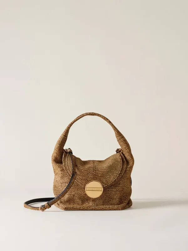 BORBONESE TWEET HOBO SMALL