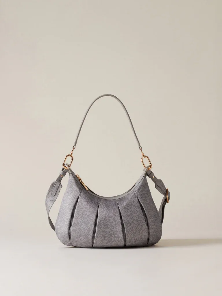 BORBONESE CROISSANT HOBO SMALL
