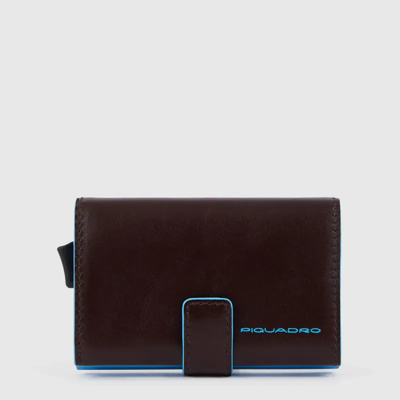 PIQUADRO BLUE SQUARE PORTAFOGLIO MINI