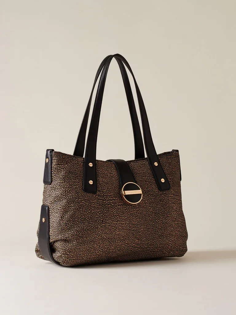 BORBONESE ECLIPSE SHOPPER MEDIUM