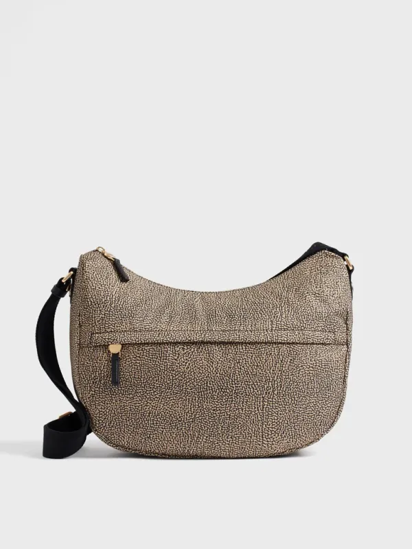 BORBONESE B-CLUB LUNA BAG MEDIUM BORBONESE B-CLUB LUNA BAG MEDIUM