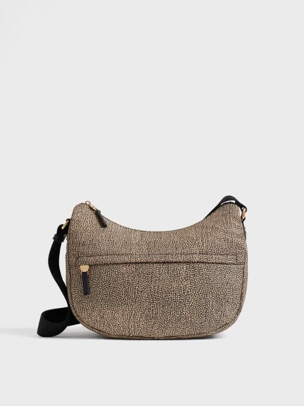 BORBONESE B-CLUB LUNA BAG MIDDLE BORBONESE B-CLUB LUNA BAG MIDDLE