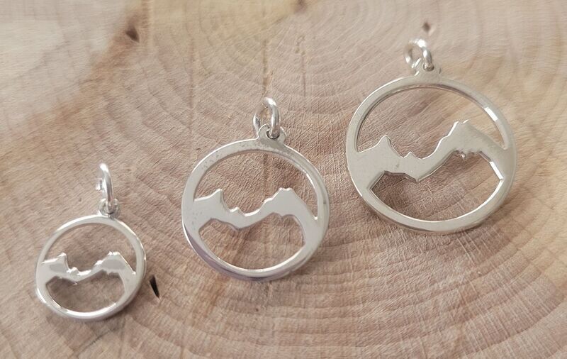 Anhänger Anhänger "UnserWotzmo" 925 Silber, 18 mm