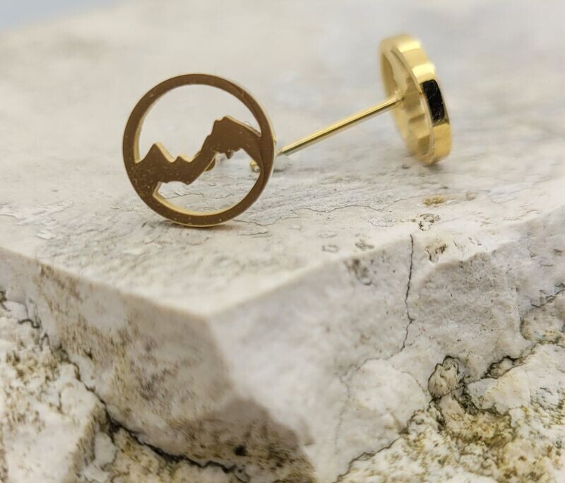 Ohrstecker Ohrstecker "UnserWotzmo" Edelstahl, goldplatt