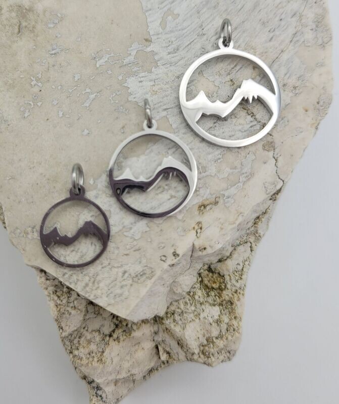 Anhänger Anhänger "UnserWotzmo", Edelstahl, poliert 18mm