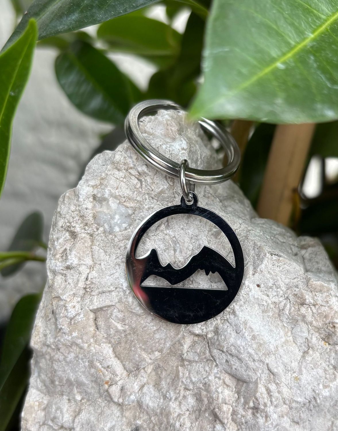 Watzmann Edelstahl Schlüsselanhänger