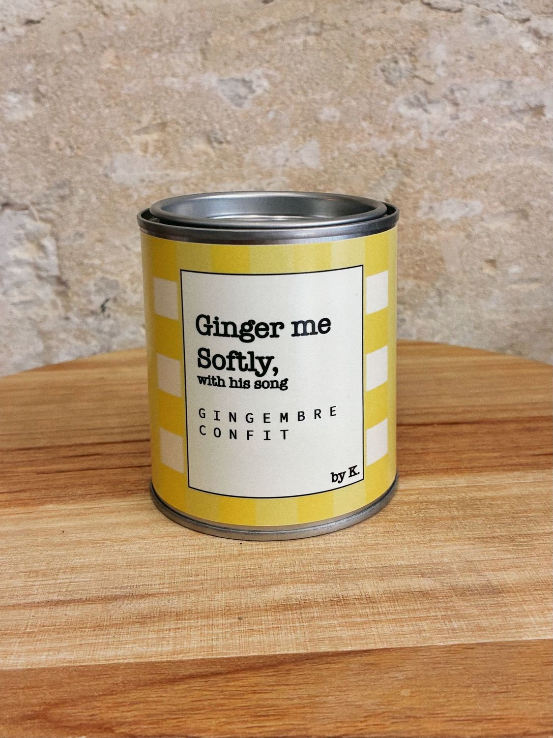 Ginger me Soflty with his song - Gingembre confit