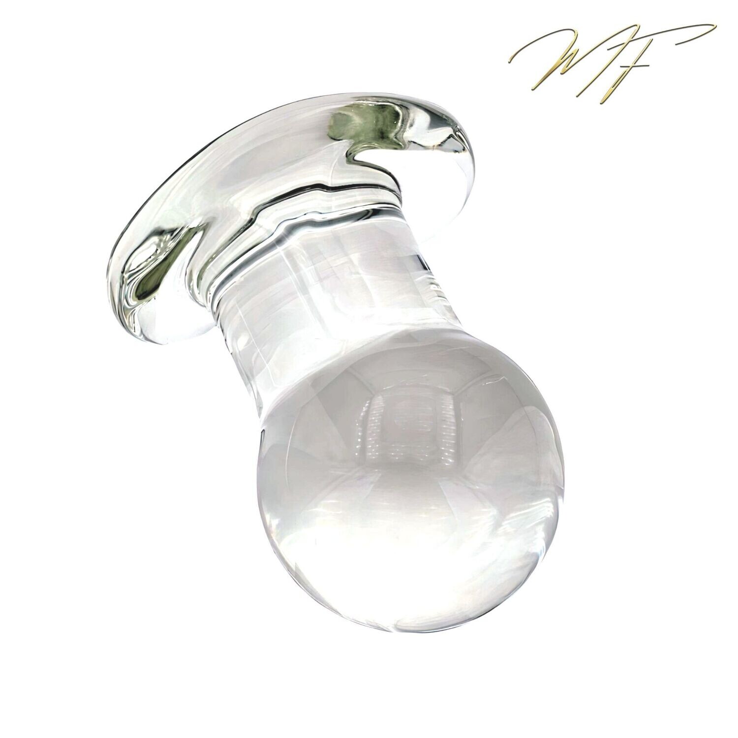 Vaginal-/Anal-Plug transparent groß