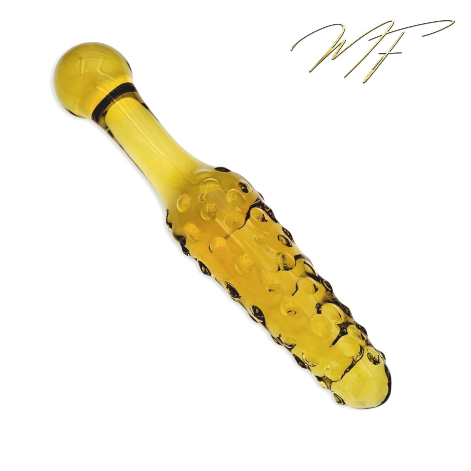 Genoppter Dildo gelb