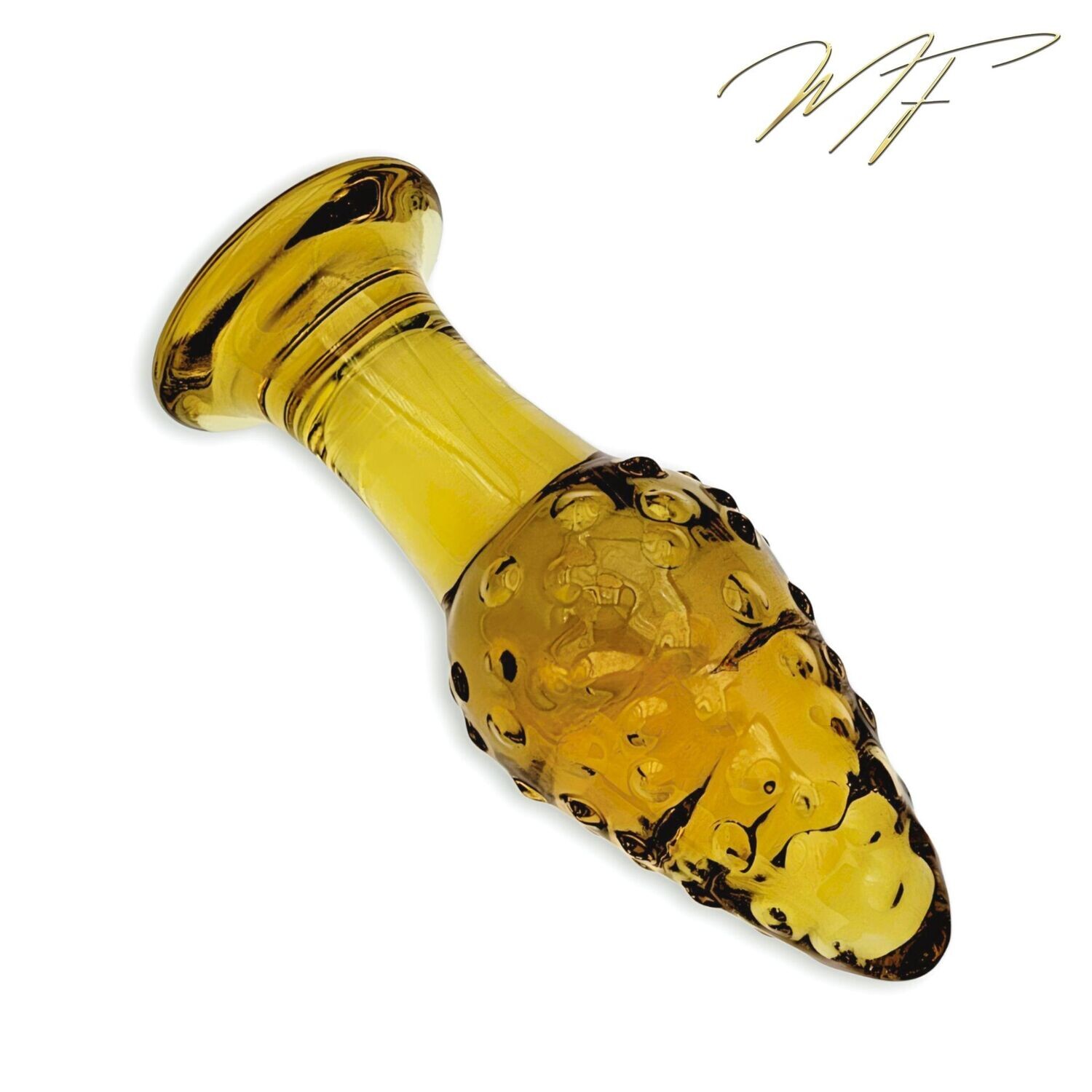Vaginal-/Anal-Plug Zapfen gelb