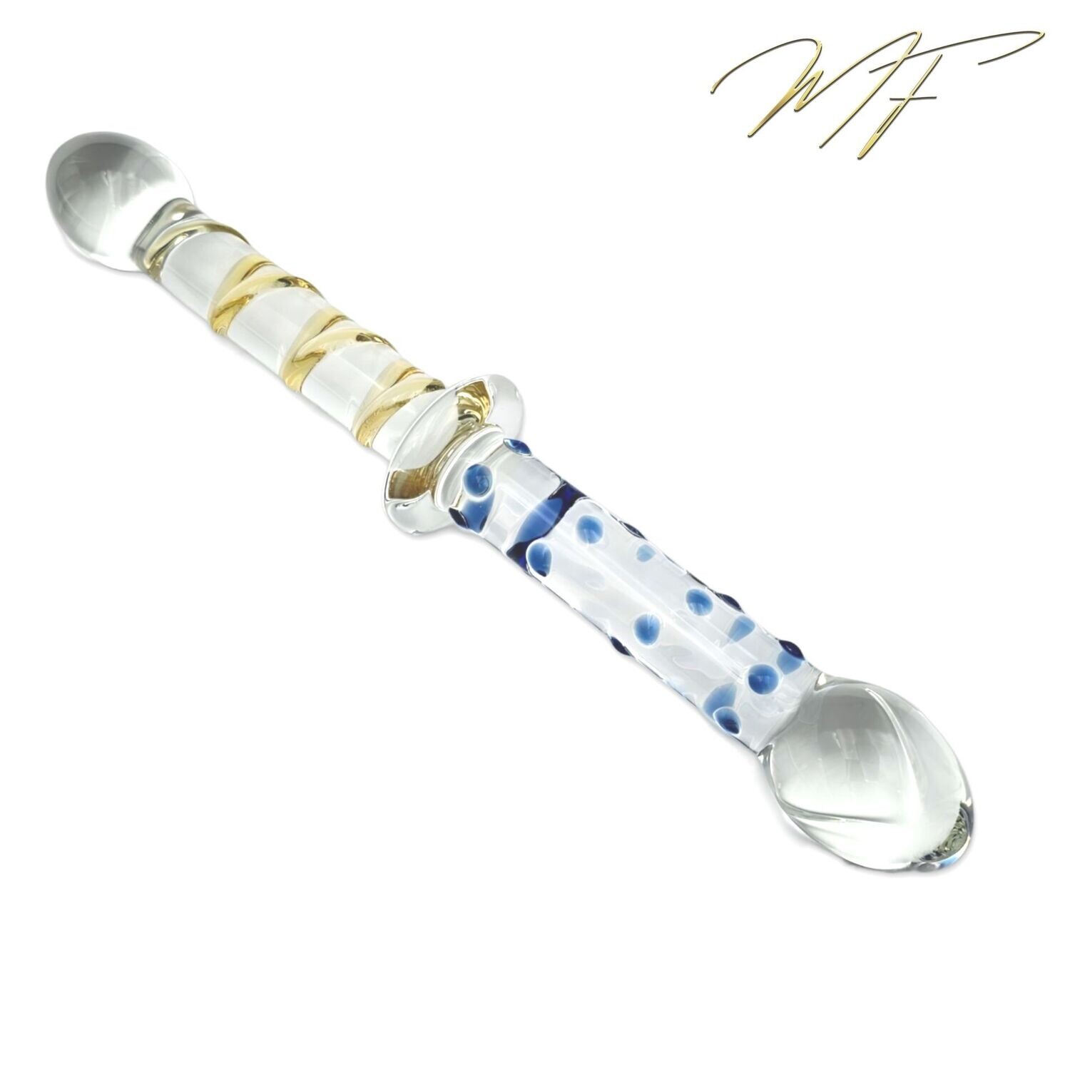 Doppel-Dildo/Plug transparent