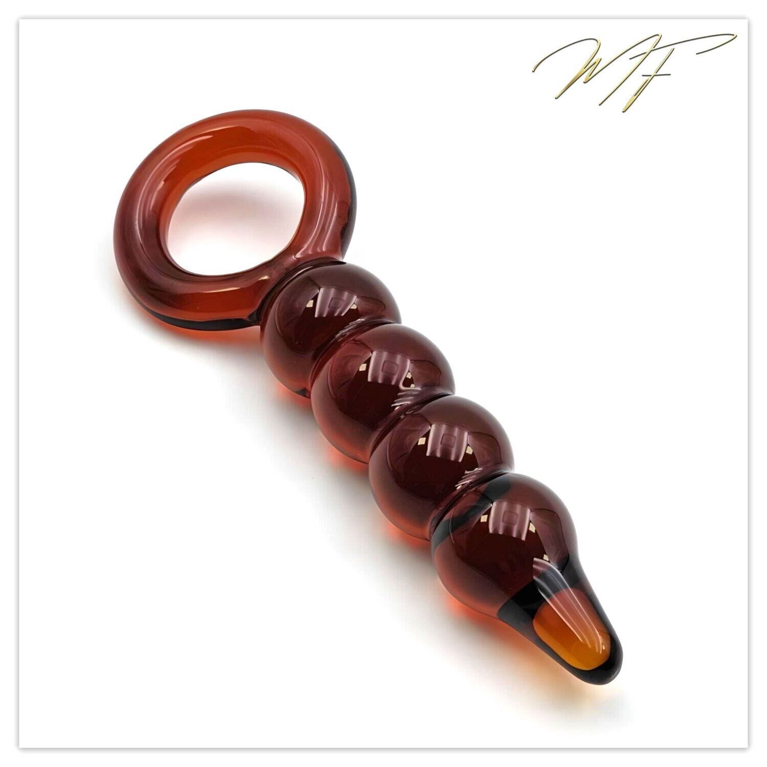 Dildo/Plug Bernstein rot