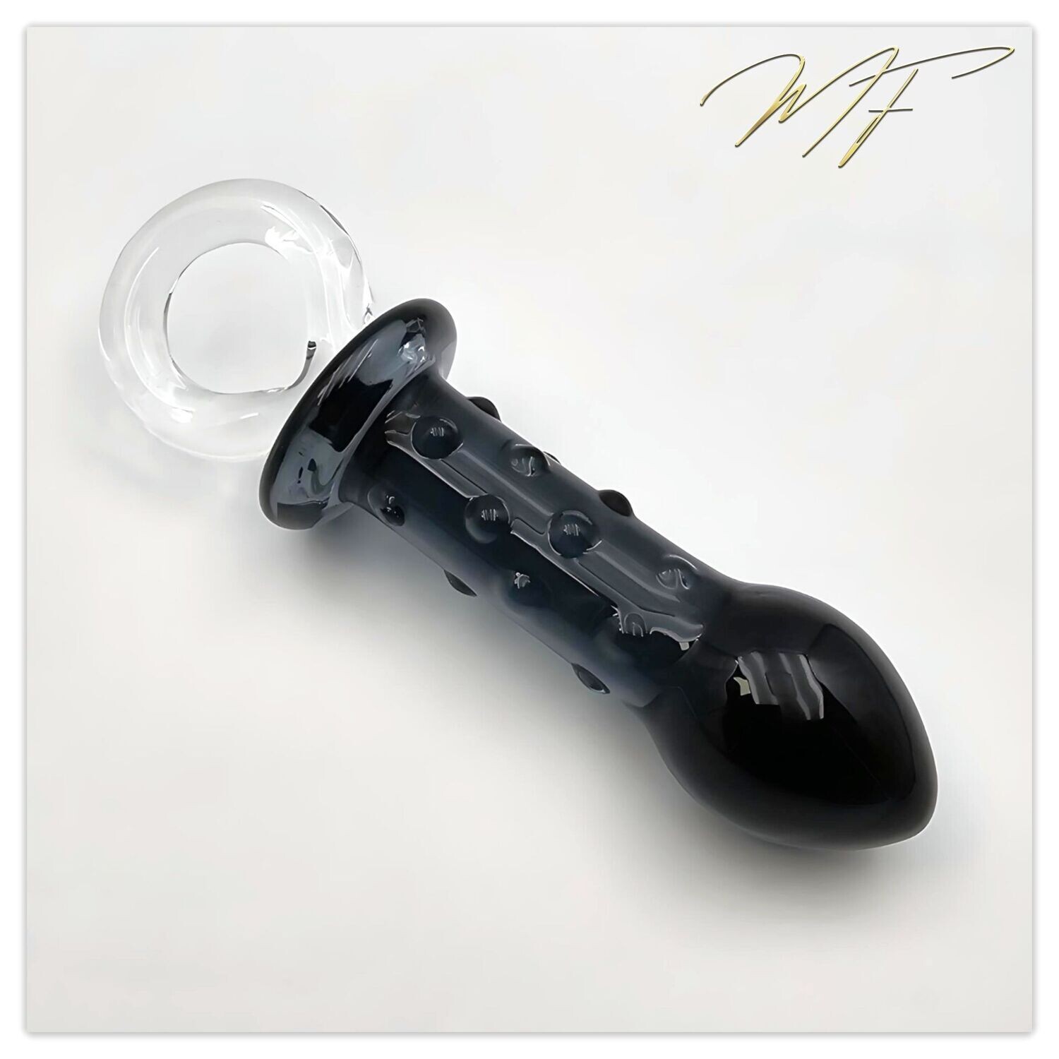 Vaginal-/Anal-Dildo schwarz