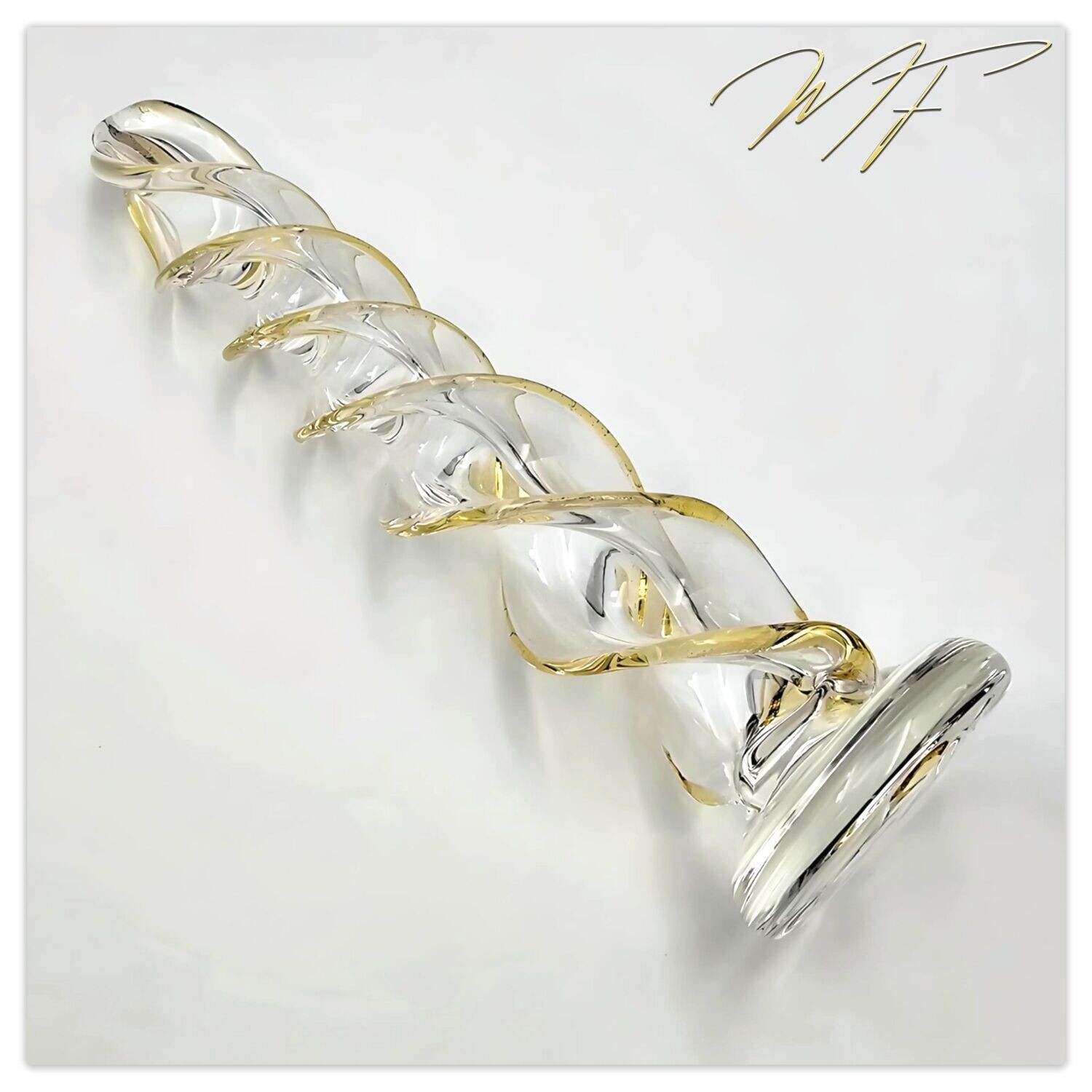 Filigraner Dildo gelb
