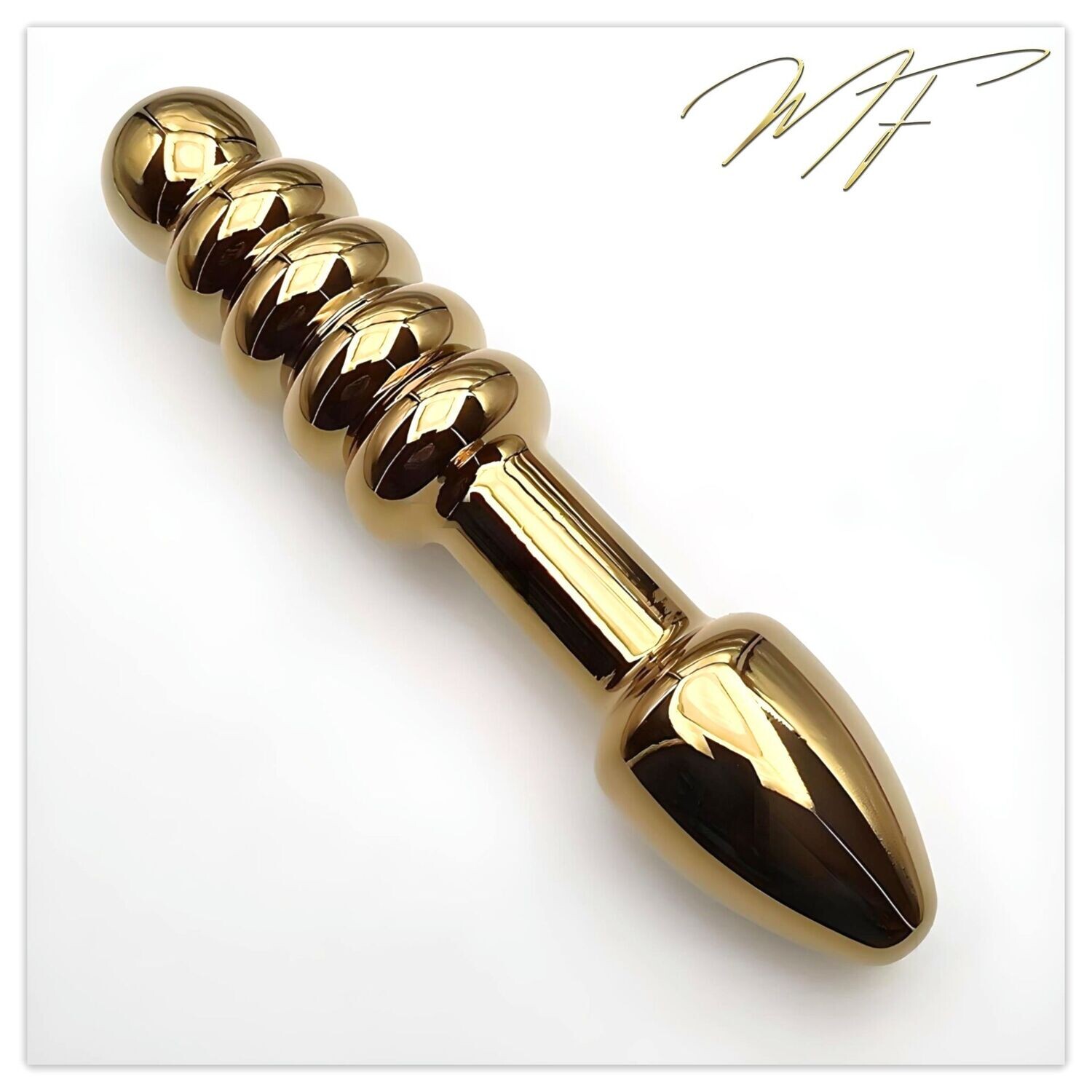 Vaginal-/Anal-Dildo gold