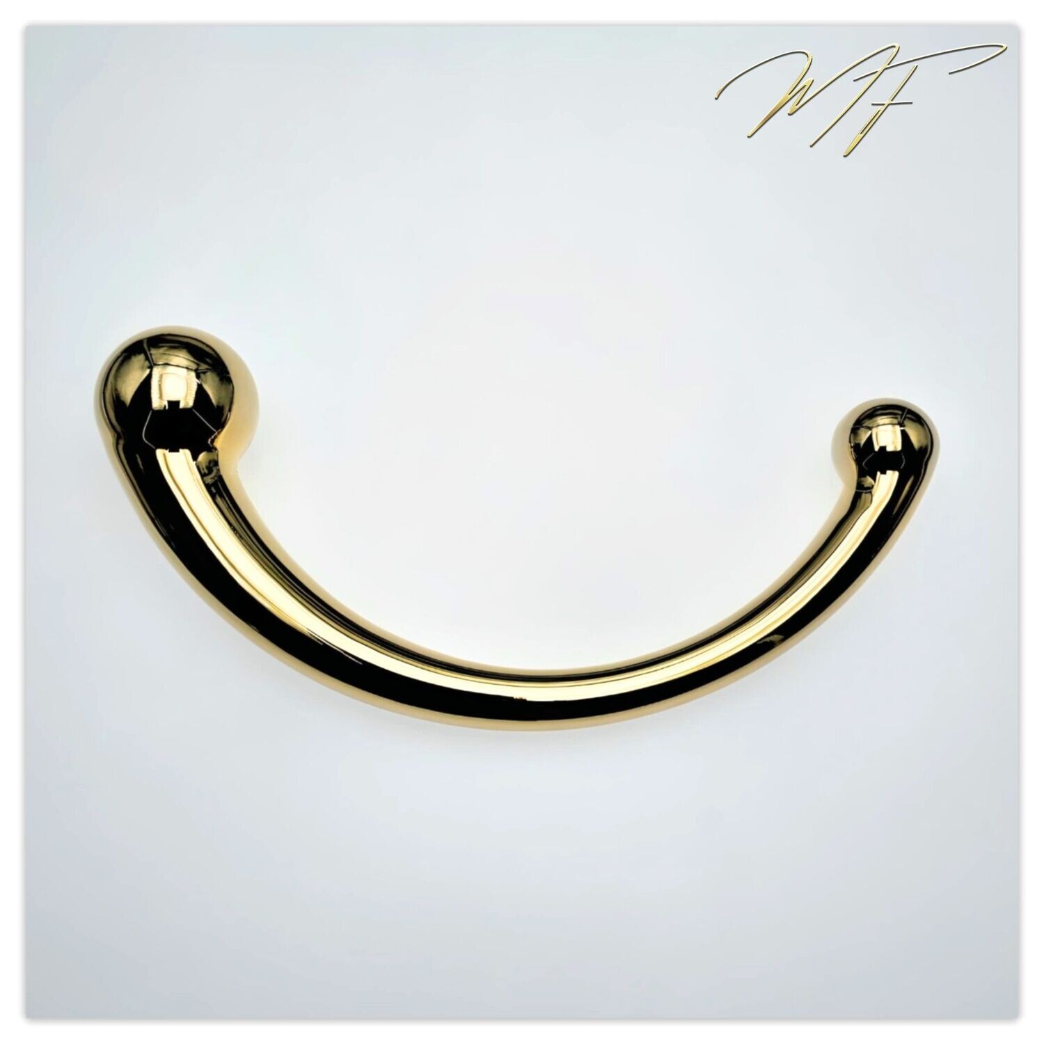 Vaginal-/Anal-Dildo gold groß